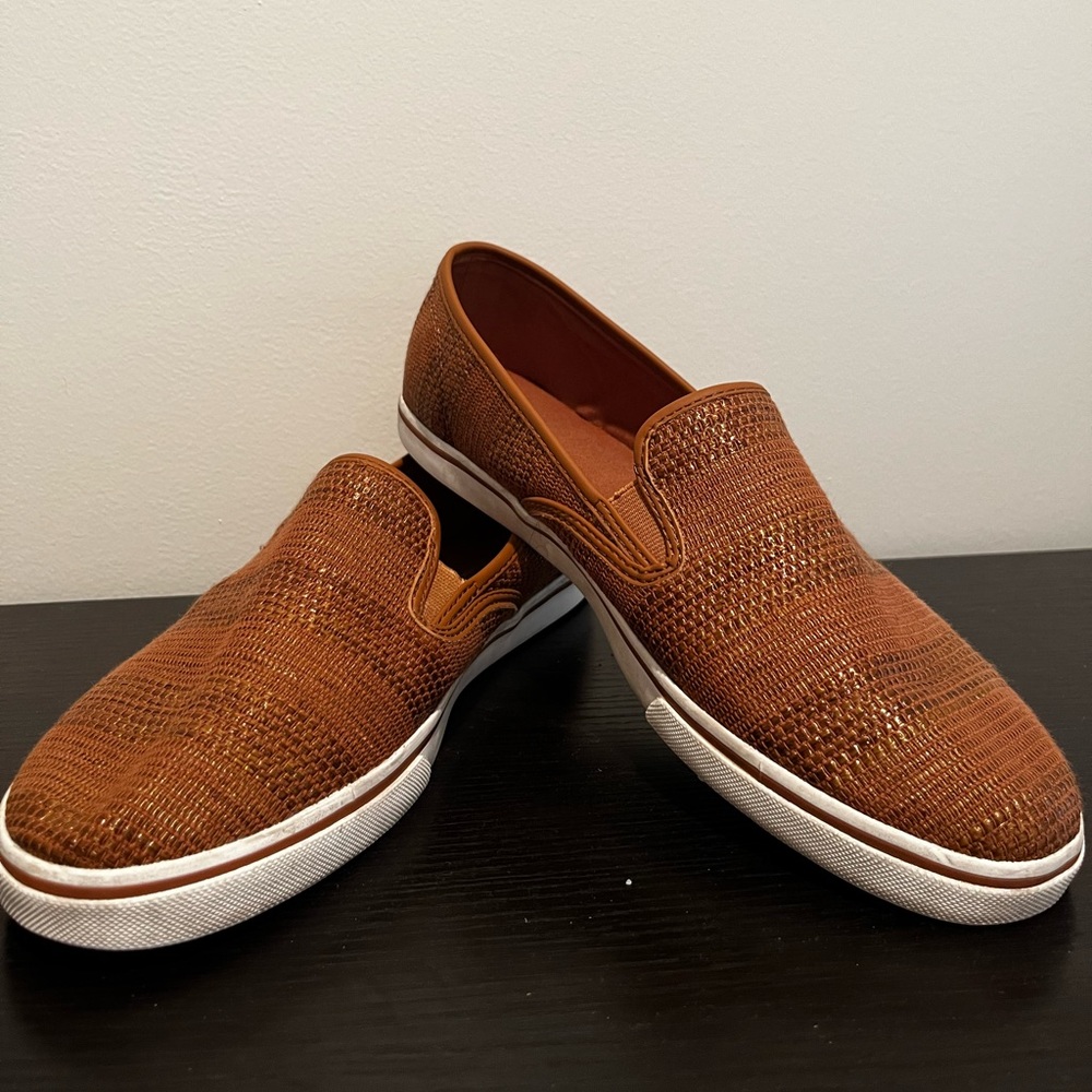 Ralph Lauren Womens Janis Woven Slip On - Size 10